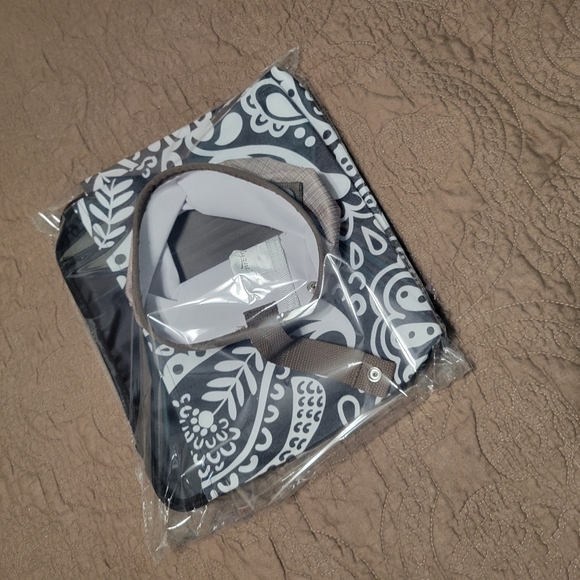 Thirty One Bag Hanging Oh Snap Pocket Pouch Black White Links BONUS PopUp - Picture 16 of 16